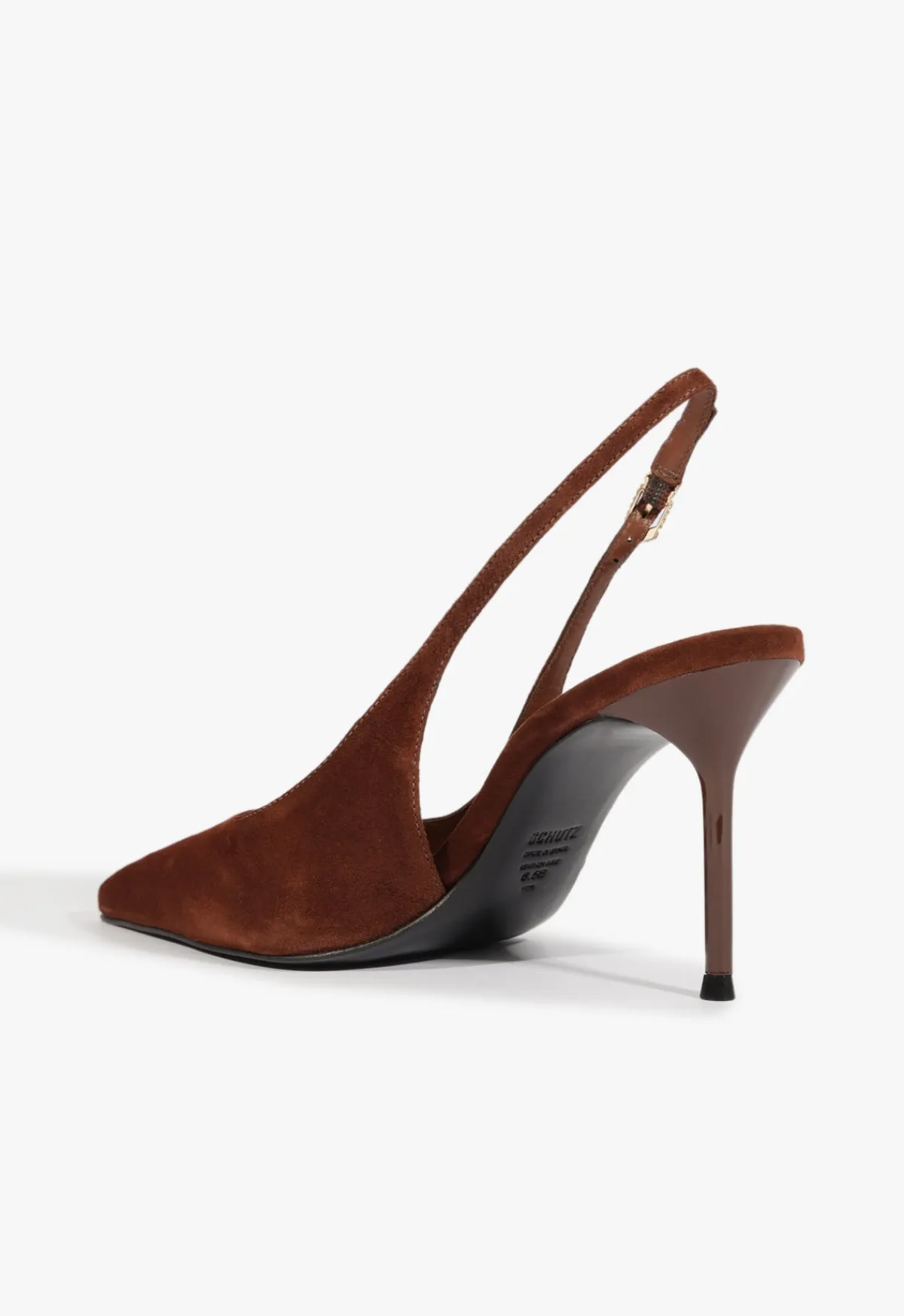 Outlet Schutz Alicia Sling Suede Pump Brown