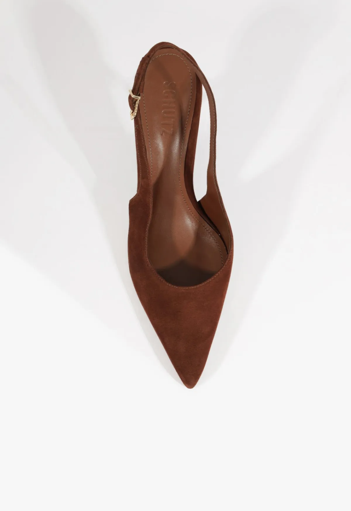 Outlet Schutz Alicia Sling Suede Pump Brown