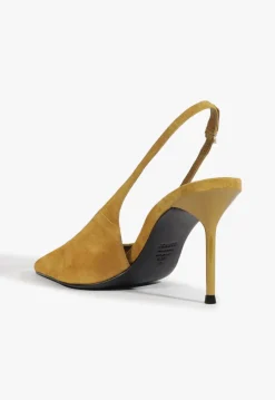 Discount Schutz Alicia Sling Suede Pump Yellow