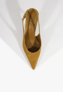 Discount Schutz Alicia Sling Suede Pump Yellow