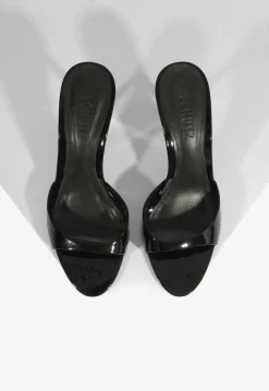 Clearance Schutz Allure Patent Sandal Black