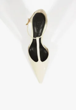 Fashion Schutz Allure T Patent Pump White