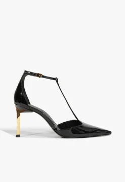 Outlet Schutz Allure T Patent Pump Black