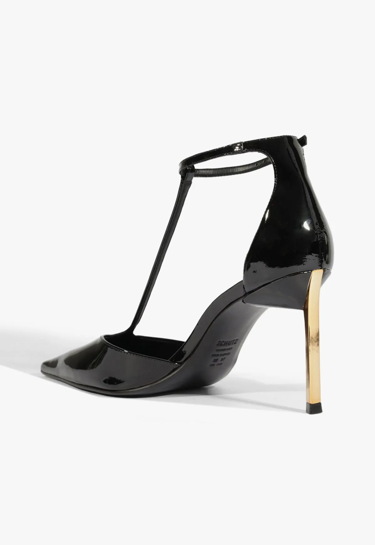 Outlet Schutz Allure T Patent Pump Black