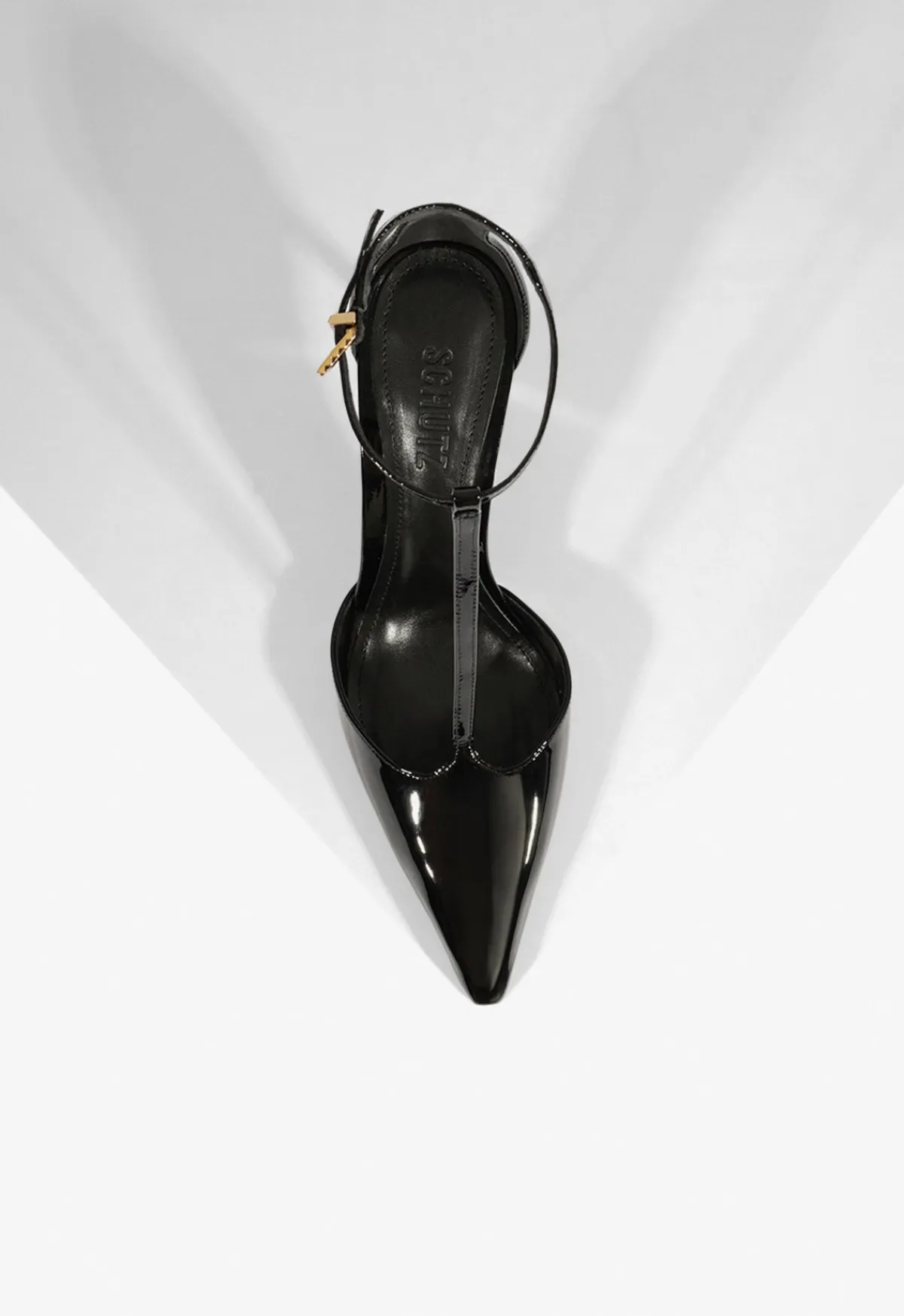 Outlet Schutz Allure T Patent Pump Black