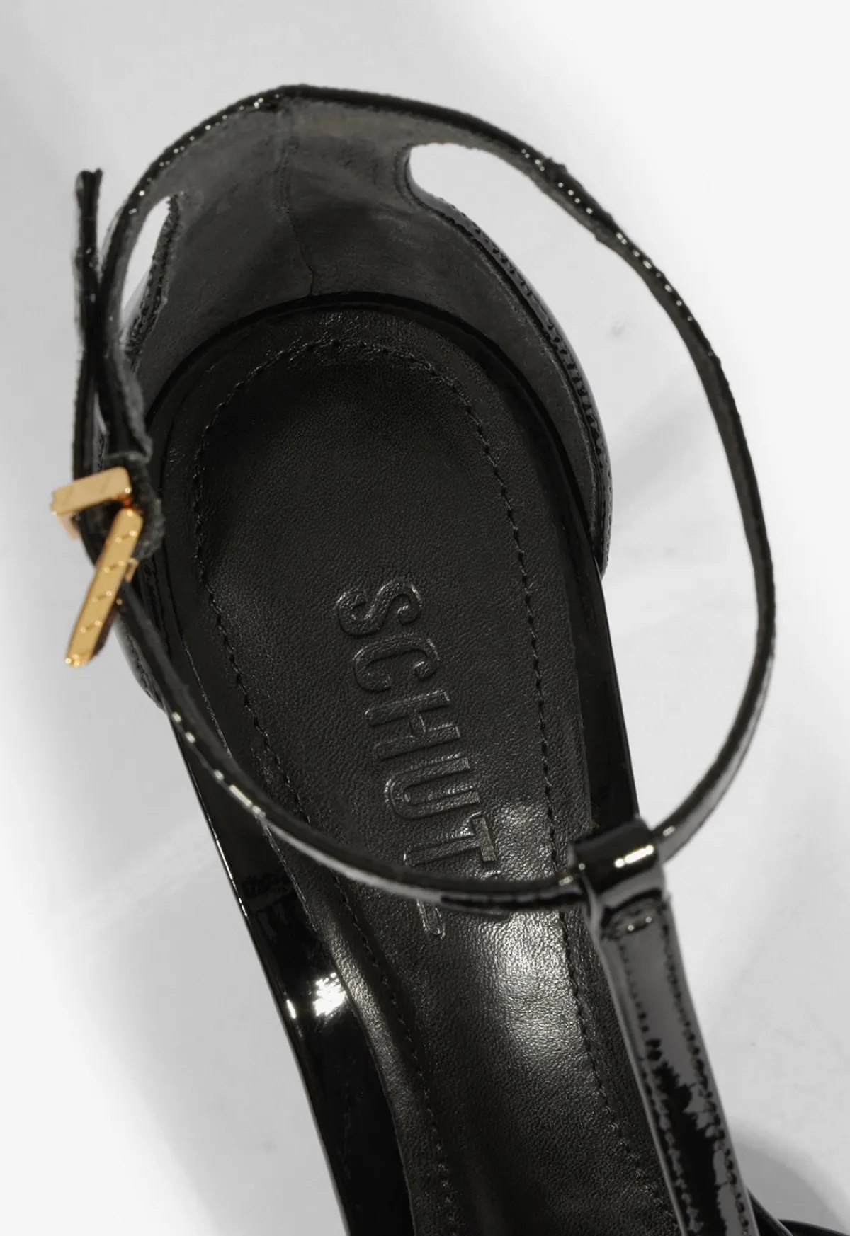 Outlet Schutz Allure T Patent Pump Black