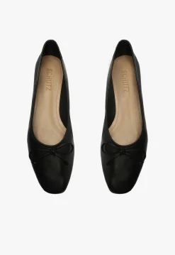 Outlet Schutz Arissa Leather Ballet Flat Black