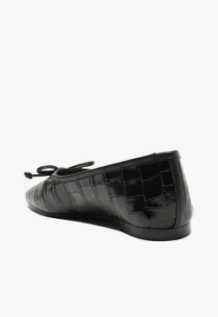 Fashion Schutz Arissa Leather Ballet Flat Black