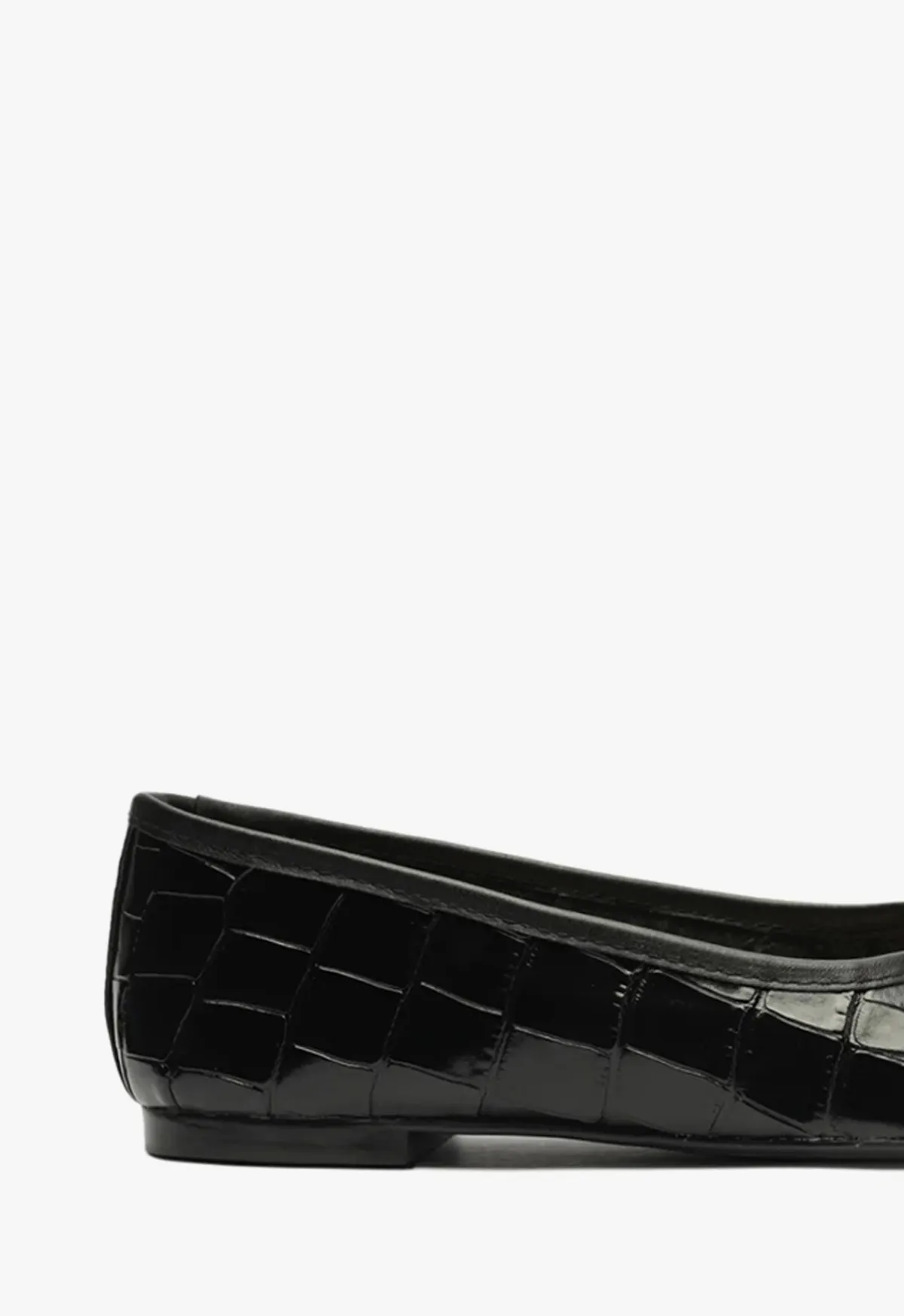Fashion Schutz Arissa Leather Ballet Flat Black
