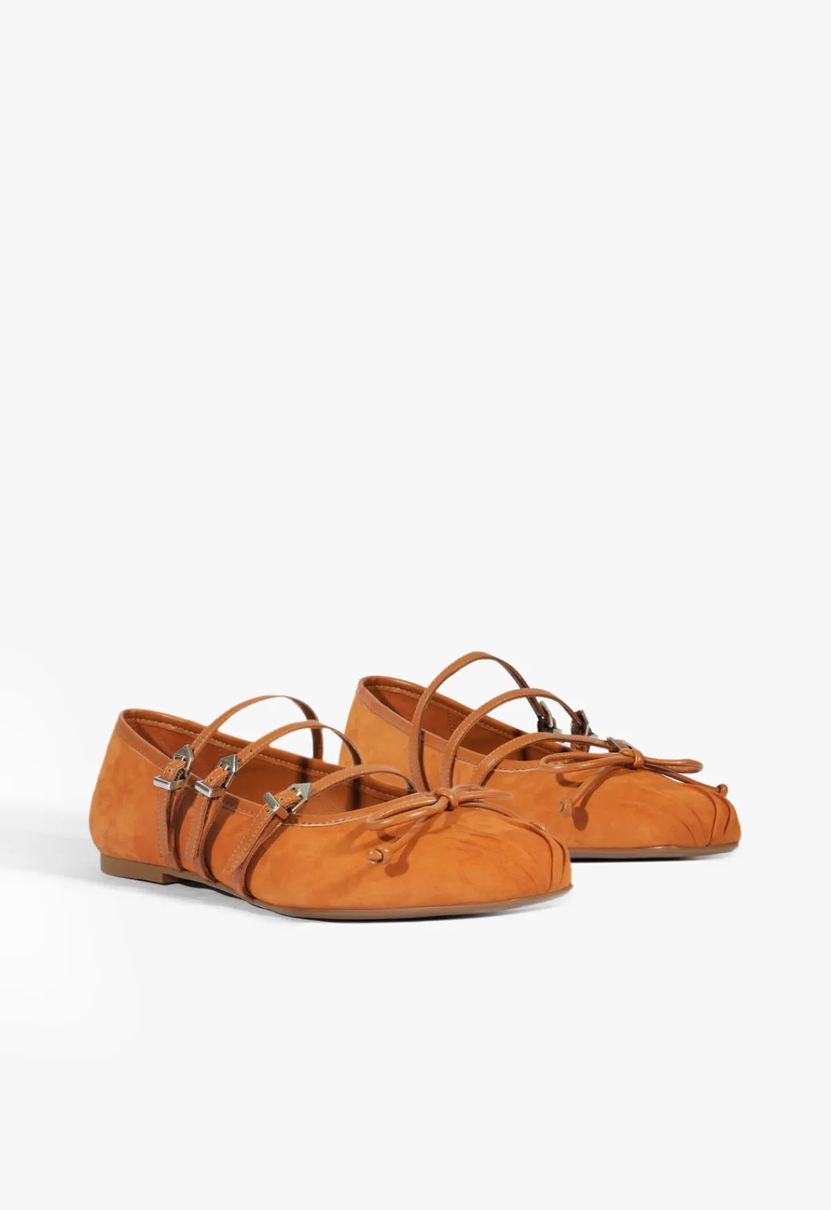 Hot Schutz Arissa Suede Ballet Flat Brown