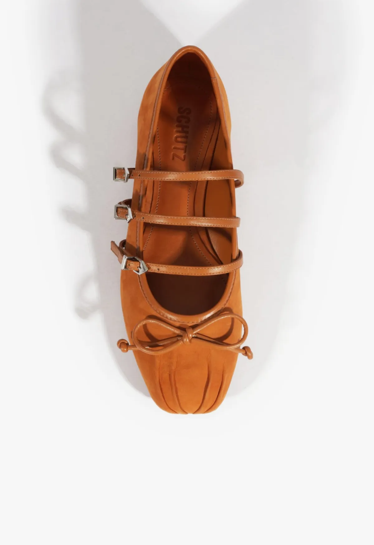 Hot Schutz Arissa Suede Ballet Flat Brown