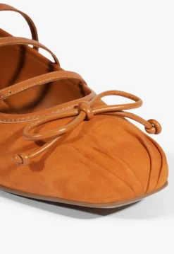 Hot Schutz Arissa Suede Ballet Flat Brown