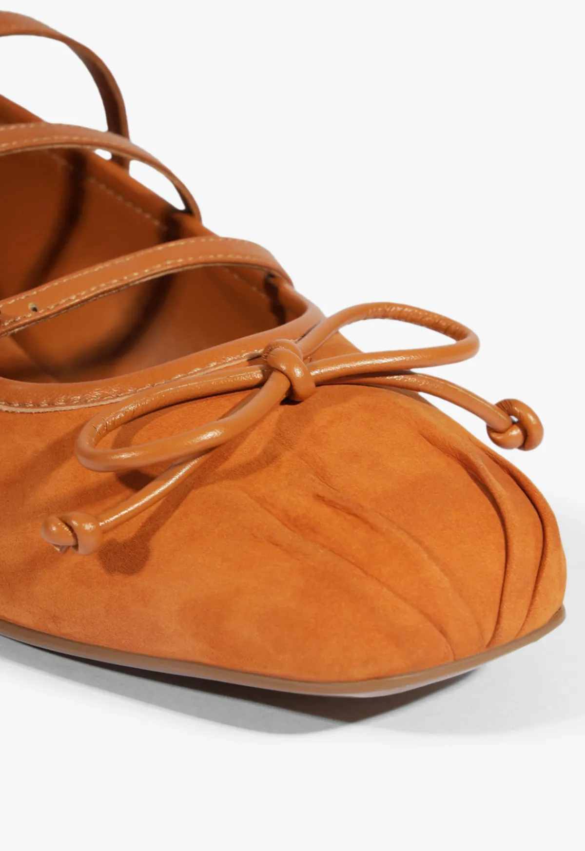 Hot Schutz Arissa Suede Ballet Flat Brown