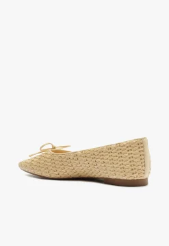 Outlet Schutz Arissa Straw Ballet Flat Beige