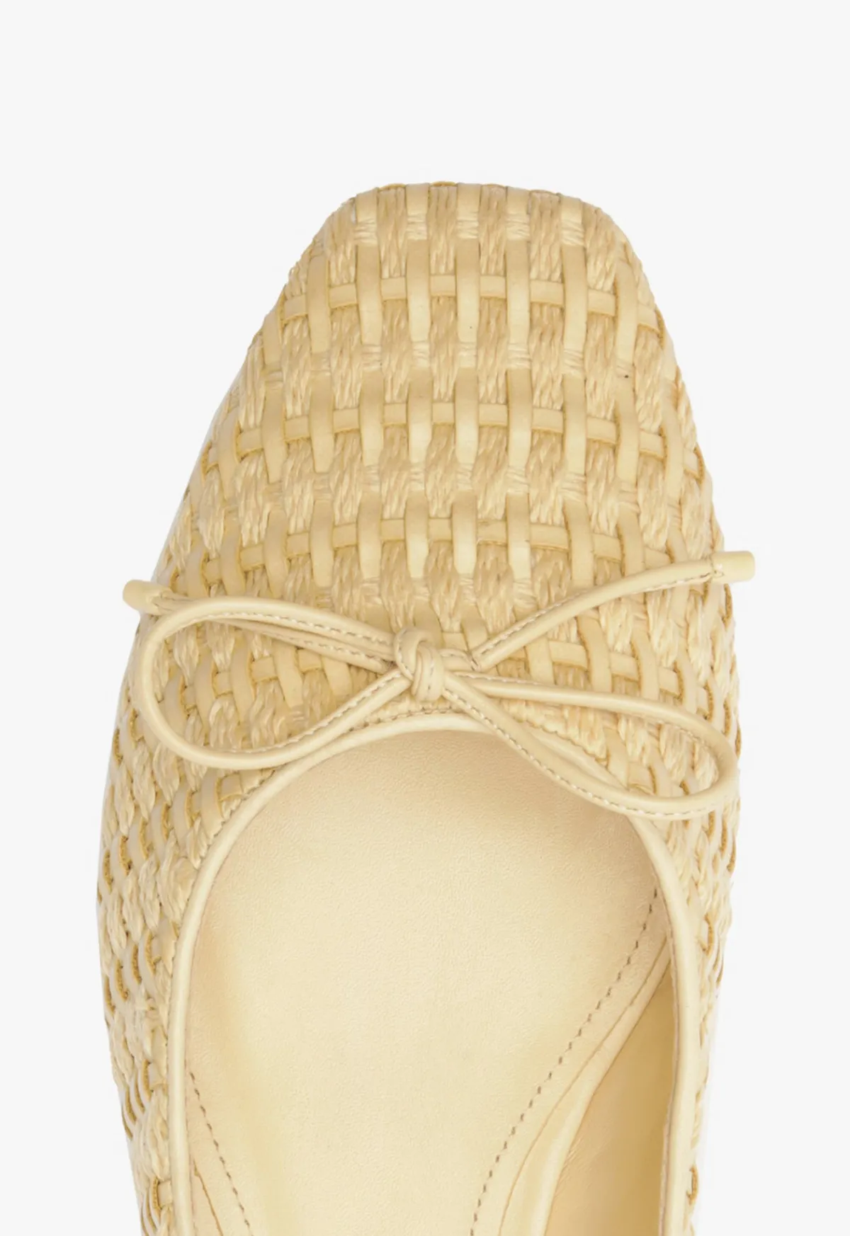 Outlet Schutz Arissa Straw Ballet Flat Beige