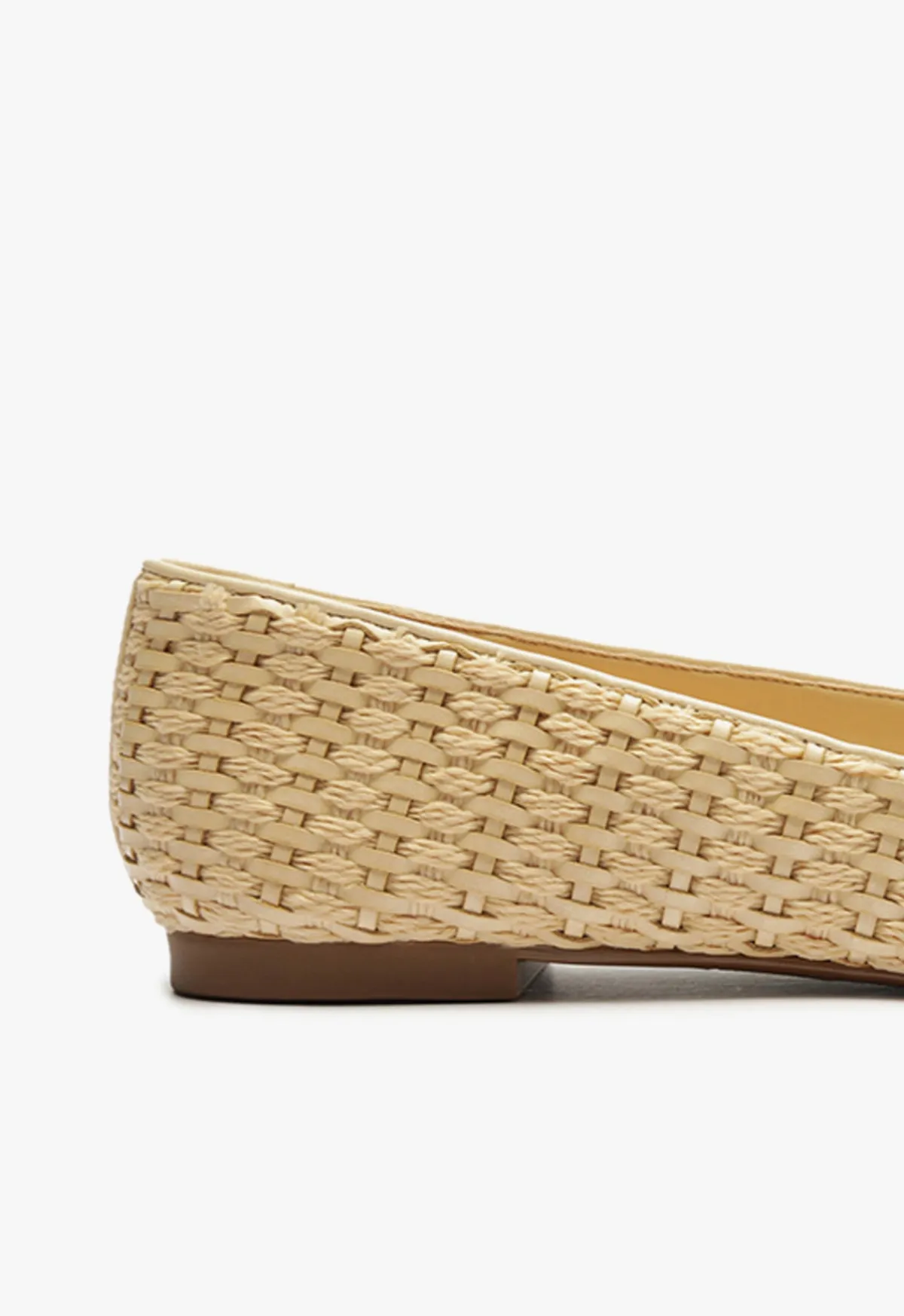 Outlet Schutz Arissa Straw Ballet Flat Beige