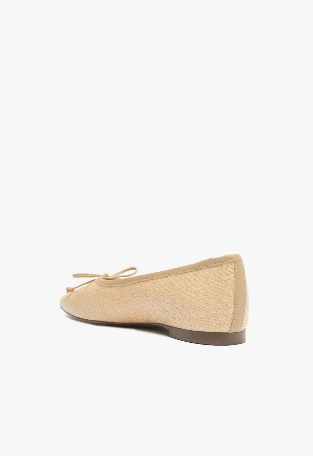 Clearance Schutz Arissa Straw Flat Beige