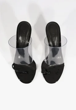 Clearance Schutz Astra Mule Sandal Black