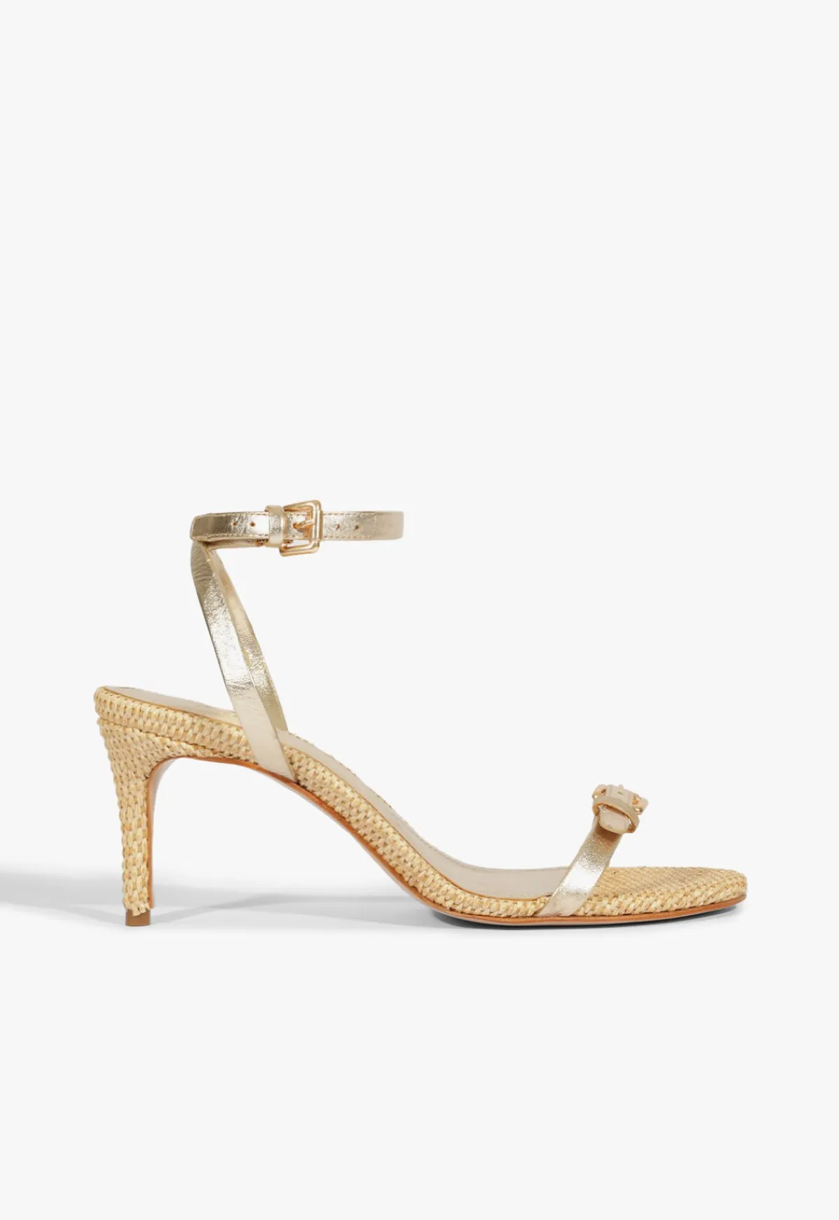Fashion Schutz Aurora Mid Sandal Gold