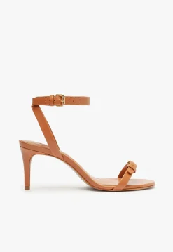 Clearance Schutz Aurora Mid Sandal Brown