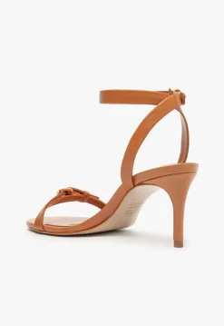 Clearance Schutz Aurora Mid Sandal Brown