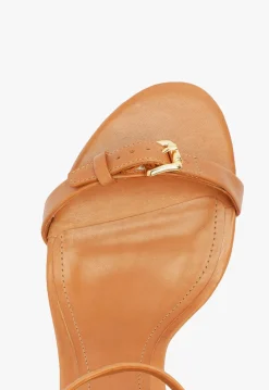 Clearance Schutz Aurora Mid Sandal Brown