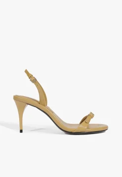 Sale Schutz Aurora Sling Mid Leather Sandal Fig