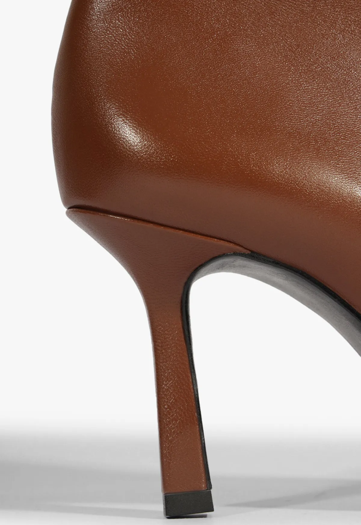 Clearance Schutz Brielle Leather Bootie Brown