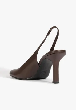 Sale Schutz Brigitte Sling Leather Pump Brown