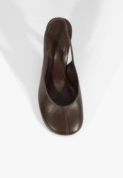 Sale Schutz Brigitte Sling Leather Pump Brown