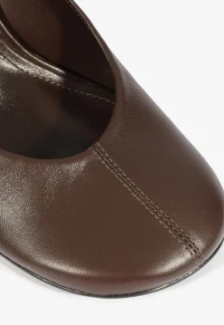 Sale Schutz Brigitte Sling Leather Pump Brown