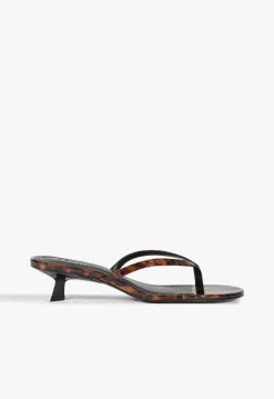 Clearance Schutz Carolyn Patent Sandal Brown