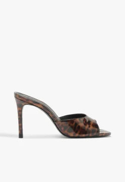 Sale Schutz Cloe Patent Sandal Animal Print