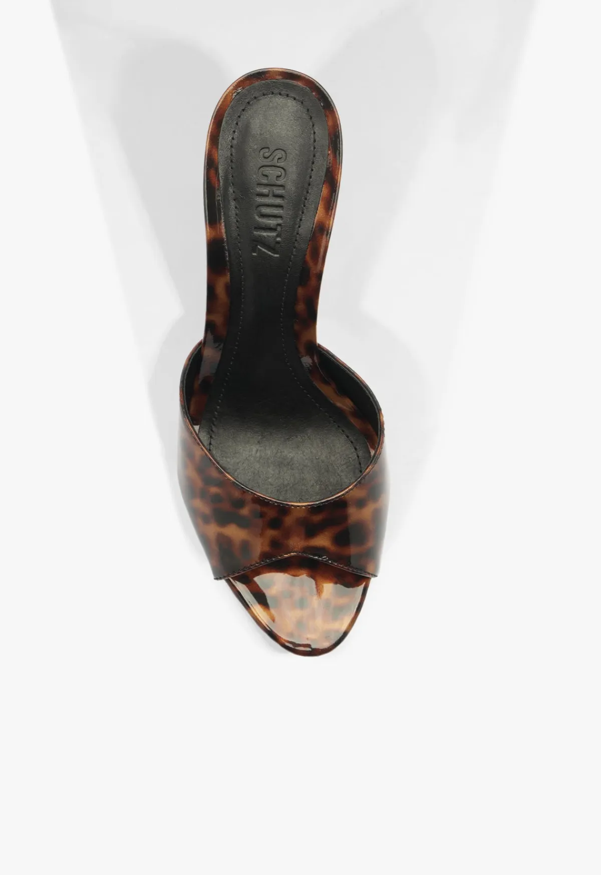 Sale Schutz Cloe Patent Sandal Animal Print