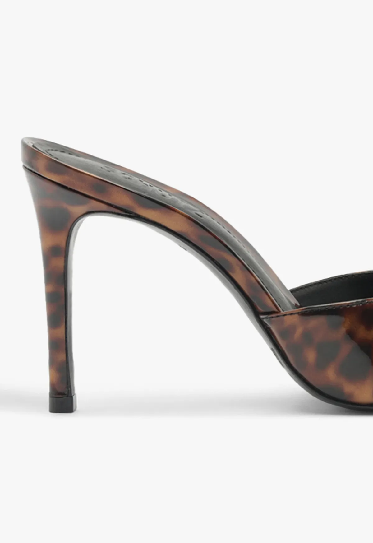 Sale Schutz Cloe Patent Sandal Animal Print