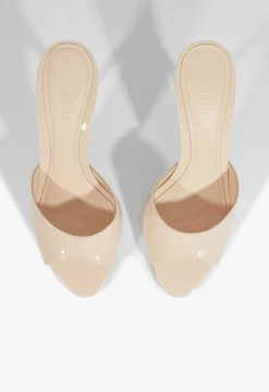 Clearance Schutz Cloe Sandal Pale Rouge
