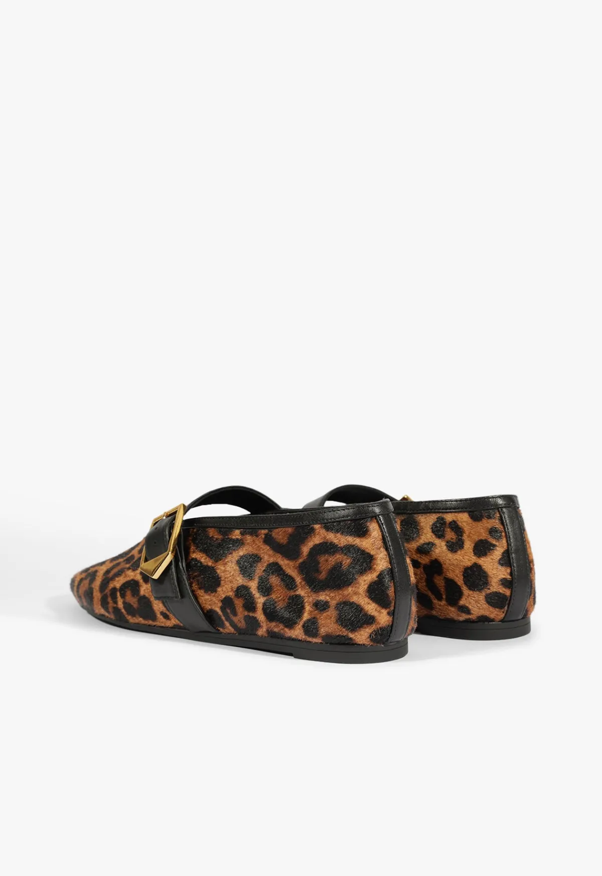 Best Schutz Courtney Buckle Hair Calf Flat Animal