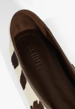 New Schutz Courtney Hair Calf Flat Animal