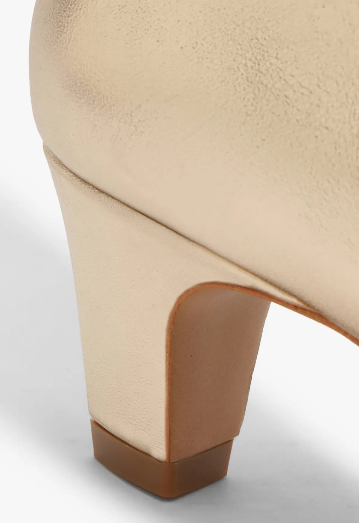 Clearance Schutz Dellia Up Metallic Boot Gold