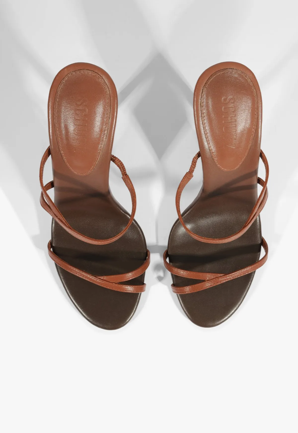 Discount Schutz Diana Leather Sandal Sauvage