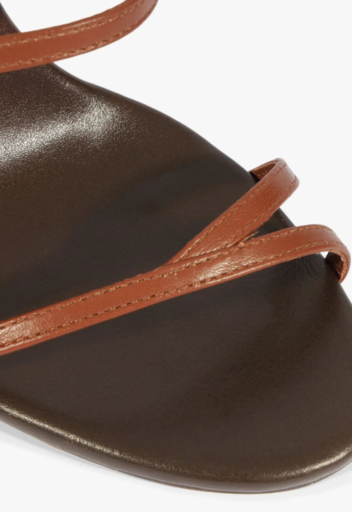 Discount Schutz Diana Leather Sandal Sauvage