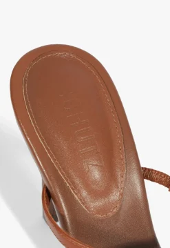 Discount Schutz Diana Leather Sandal Sauvage