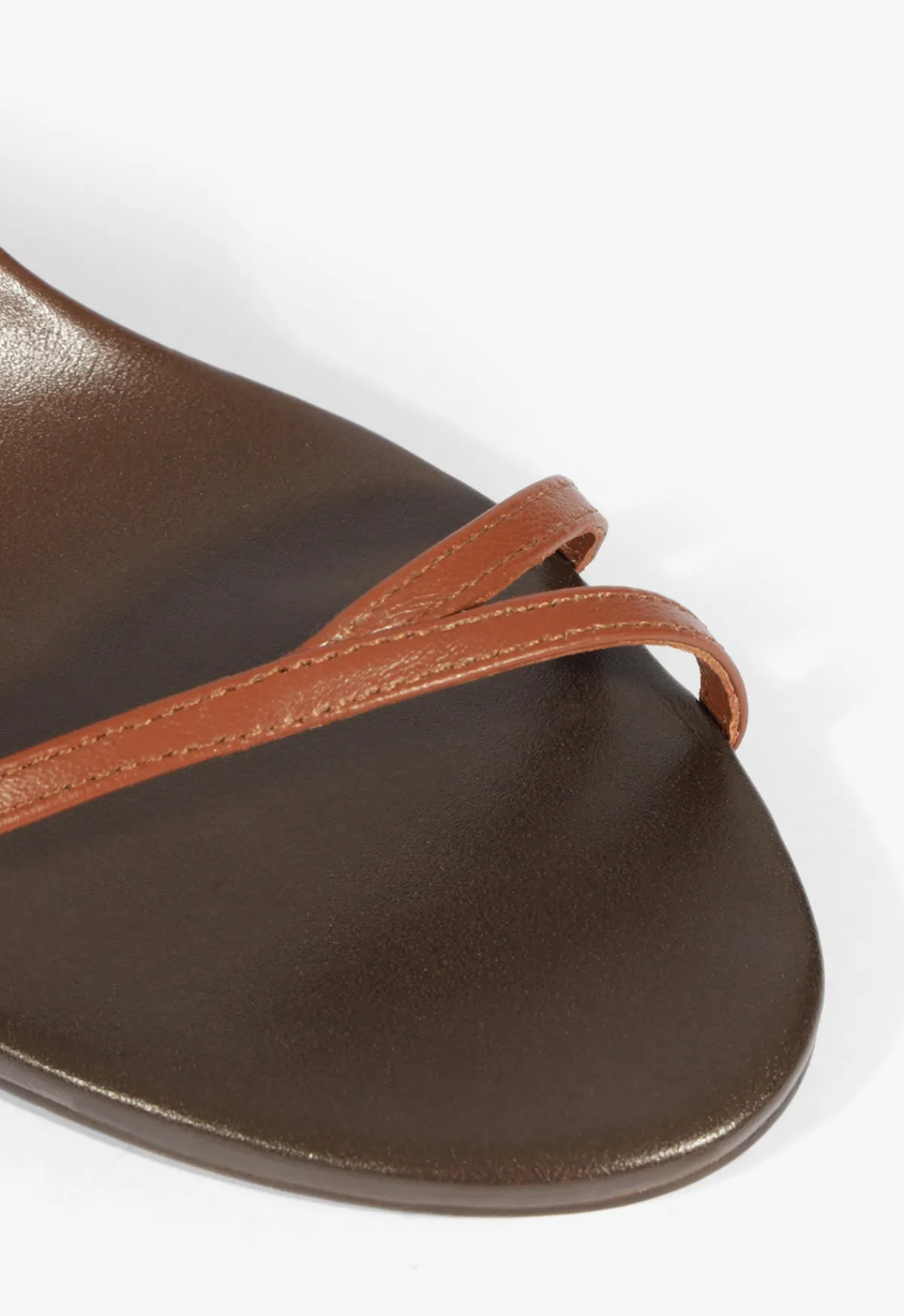 New Schutz Diana Mid Sandal Brown