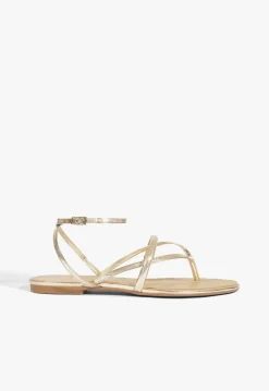 New Schutz Diana Sandal Gold