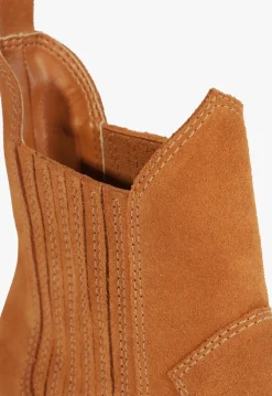 Online Schutz Dolly Suede Bootie Cuoio Brown