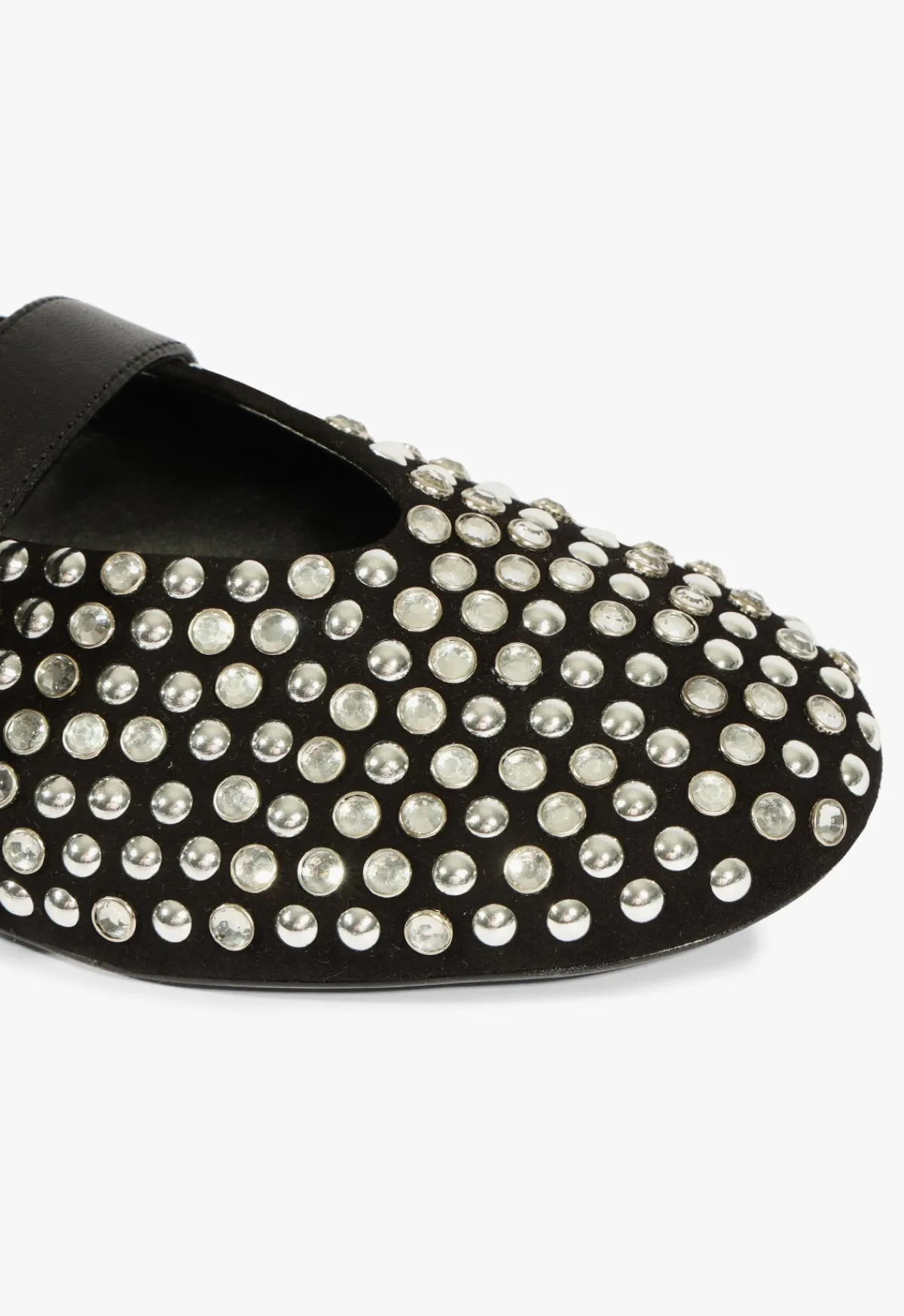 Best Schutz Eiza Glam Suede Flat Black