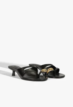 Fashion Schutz Elliote Leather Sandal Black