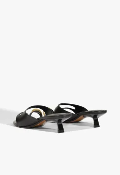 Fashion Schutz Elliote Leather Sandal Black