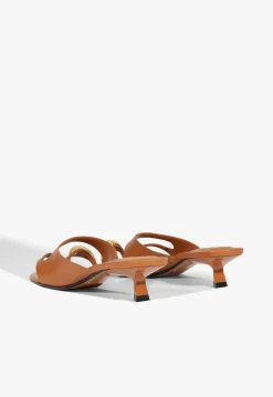 Fashion Schutz Elliote Leather Sandal Cuoio Brown