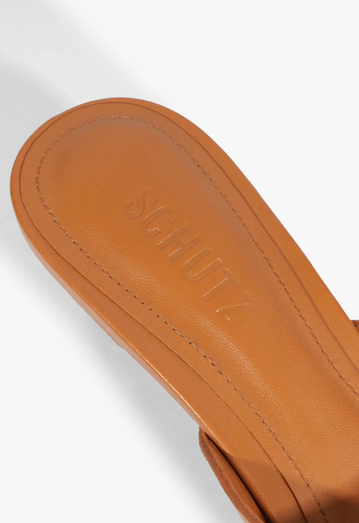 Fashion Schutz Elliote Leather Sandal Cuoio Brown
